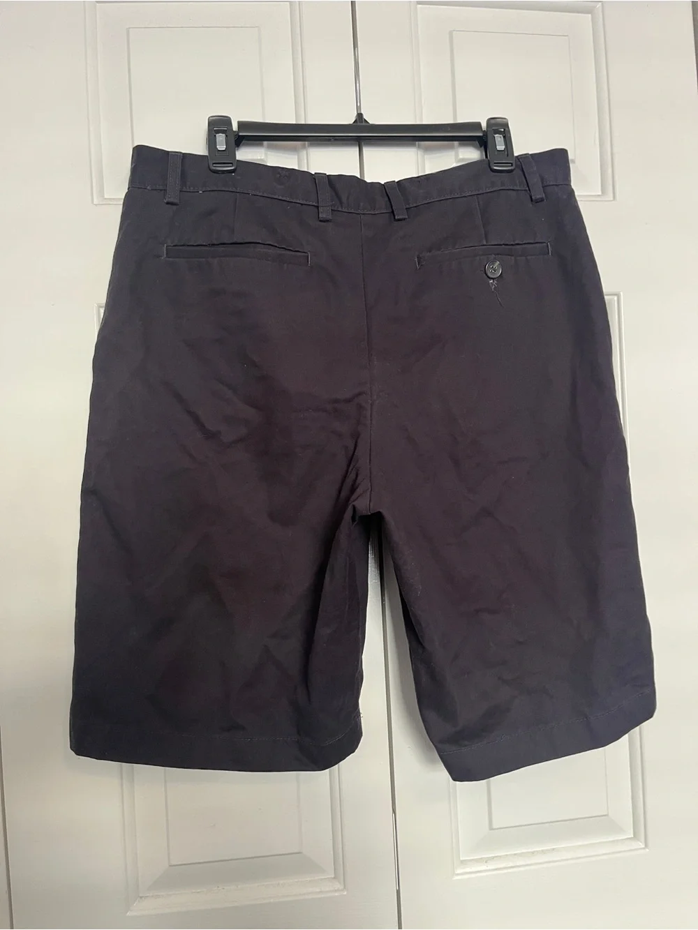 Banana Republic Black Flat-Front Men's Shorts